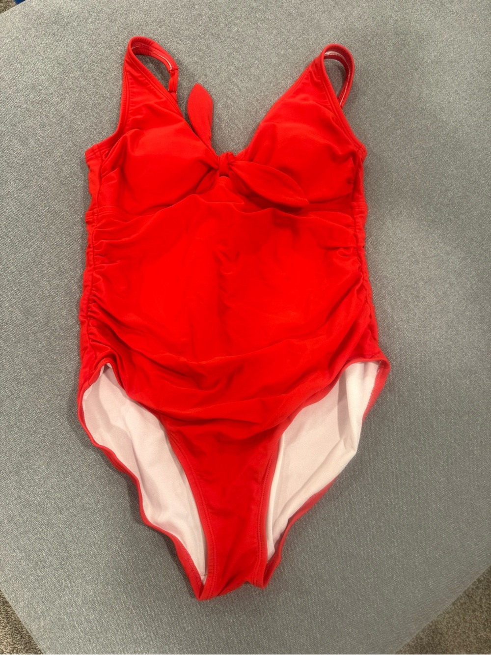 Target Red One-Piece Swimsuit with Front Tie